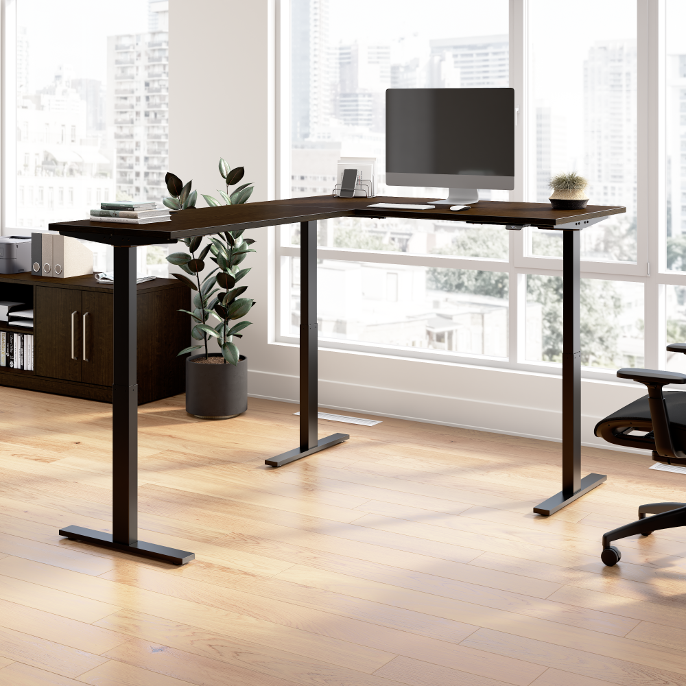 Move 60 Series 60W Height Adjustable L Shaped Standing Desk