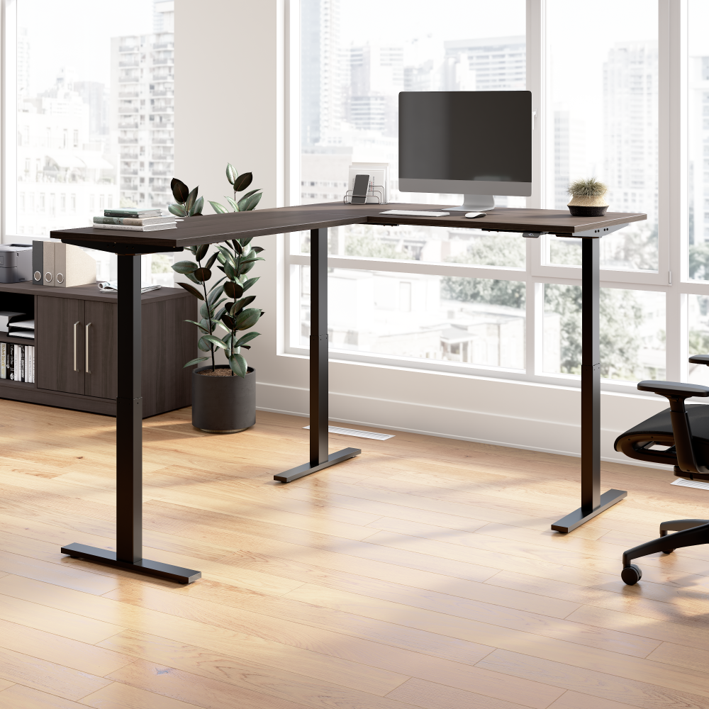 Move 60 Series 60W Height Adjustable L Shaped Standing Desk