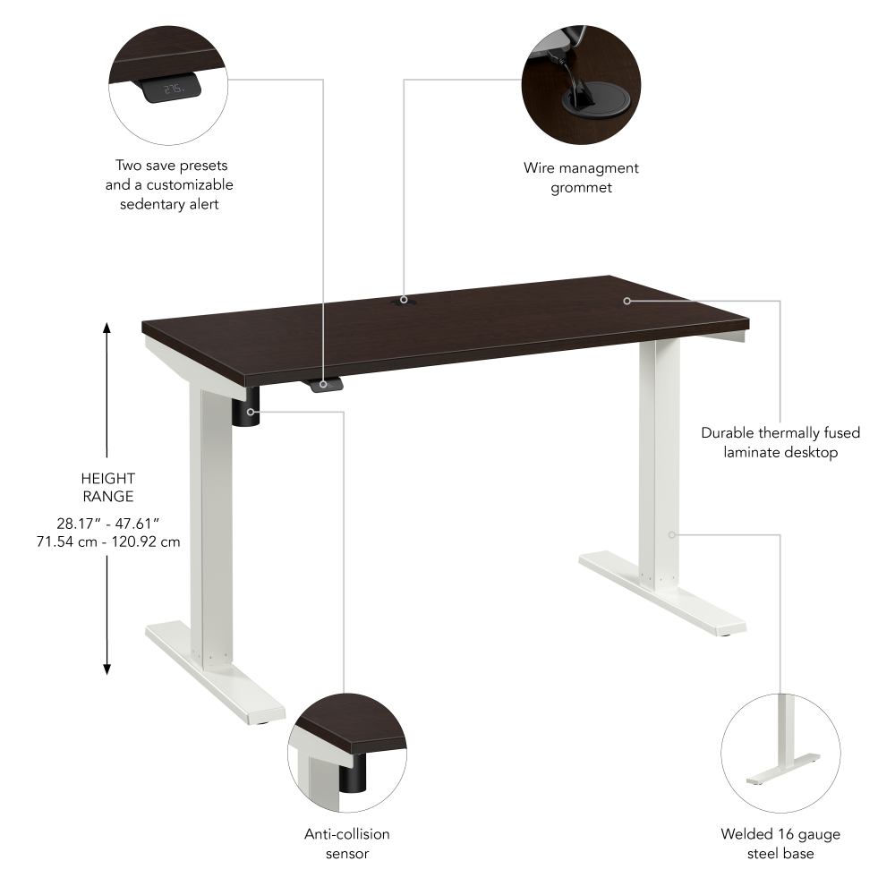 Move 40 Series 48W x 24D Electric Height Adjustable Standing Desk