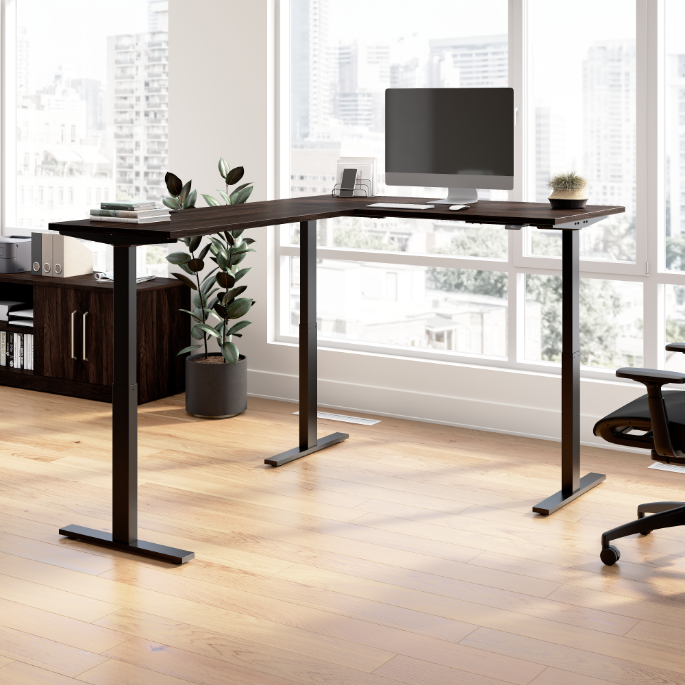 Move 60 Series 60W Height Adjustable L Shaped Standing Desk