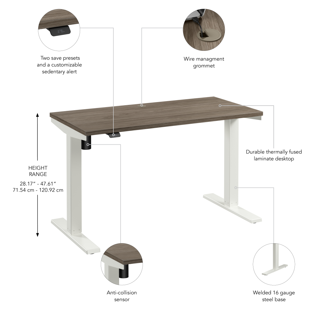 Move 40 Series 48W x 24D Electric Height Adjustable Standing Desk