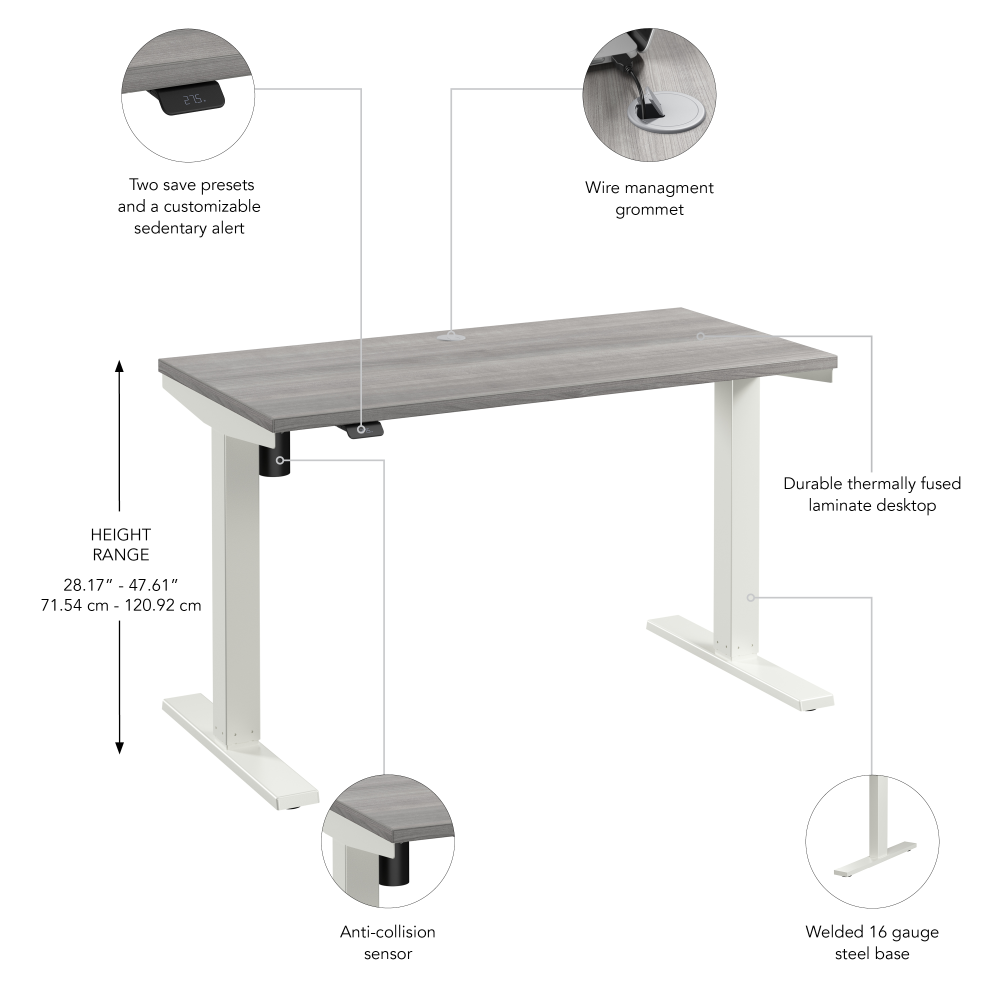 Move 40 Series 48W x 24D Electric Height Adjustable Standing Desk